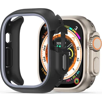 Příslušenství k chytrým hodinkám DuxDucis Ochranný kryt na Apple Watch 49mm - DuxDucis, Bamo Black/Gray