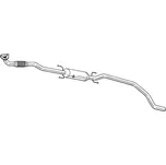 Filtr sazových částic, výfukový systém BOSAL 095-581