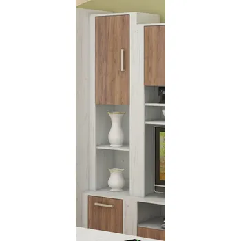 police Regál WUBIN 2D, craft bílý/craf tobaco/craft bílý, 5 let záruka + vyzvednutí ZDARMA