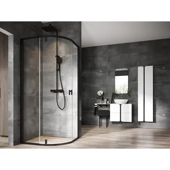 Sprchový kout Ravak NSKK3 100x100, černá+transparent