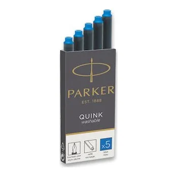 Inkoustové bombičky Parker Royal, omyvatelné - 5 ks, modrý