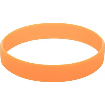 Náramek Reklamní Wristy silikonový náramek, oranžová