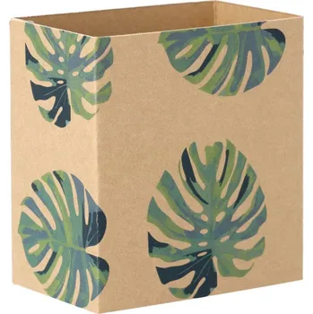 Jednorázové nádobí Reklamní CreaSleeve Kraft 496 papírový kraftový rukáv na zakázku, přírodní