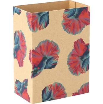 Jednorázové nádobí Reklamní CreaSleeve Kraft 281 papírový kraftový rukáv na zakázku, přírodní