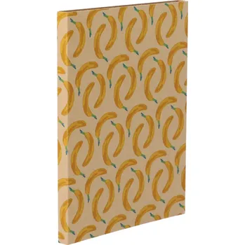 Jednorázové nádobí Reklamní CreaSleeve Kraft 116 papírový kraftový rukáv na zakázku, přírodní