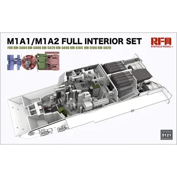 Plastikový model Ryefield model 1/35 M1A1/M1A2 Full Interior Set