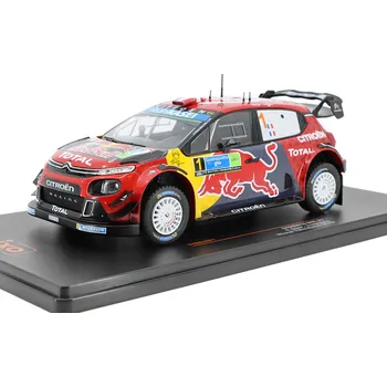 autíčko Citroen C3 WRC #1 Rallye Mexico 2019 S. Ogier / J. Ingrassia 1:24 Citroen C3 WRC No.1 Winner Rally Mexico Ogier/Ingrassia - kovový model auta