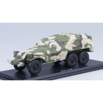 autíčko SSM - Start Scale Models BTR-152K kamufláž 1:43 - SSM BTR 152 K - kovový model auta