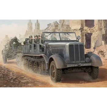 Plastikový model Sd.Kfz.8 Schwerer Zugkraftwagen 12t - Trumpeter 01583