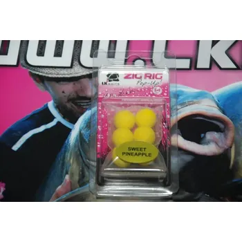 Boilies LK Baits ZIG RIG Pop–Up 14 mm – Sweet Pineapple