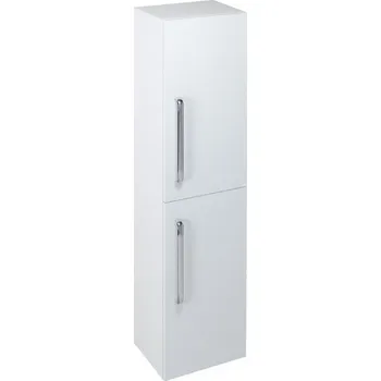 Koupelnový nábytek THEIA skříňka vysoká 35x140x30cm, 2x dvířka, levá/pravá, bílá