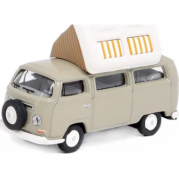 autíčko Volkswagen T2a Camper 1962 1:87 - Schuco VW T2 Campingbus 1962 - kovový model auta
