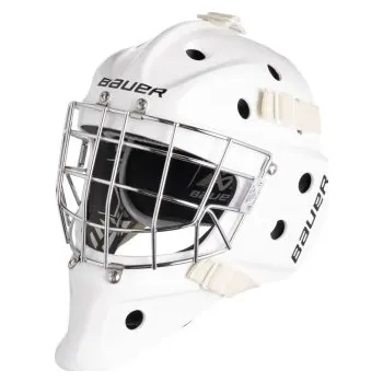 Sada vybavení pro hokejového brankáře Bauer Maska Bauer 930 JR, Barva/Tým WHT 505994