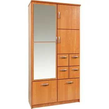 Předsíňová stěna Předsíň CHIRAWA 100 se zrcadlem, olše, 5 let záruka +možnost VÝNOSU + vyzvednutí ZDARMA