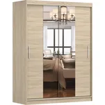 Šatní skříň OTONA 01 se zrcadlem, dub sonoma +možnost VÝNOSU + vyzvednutí ZDARMA