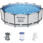 Bestway Bazén Steel ProMAX™ s filtračním zařízením a schůdky, Ø 3,66 x 1 m