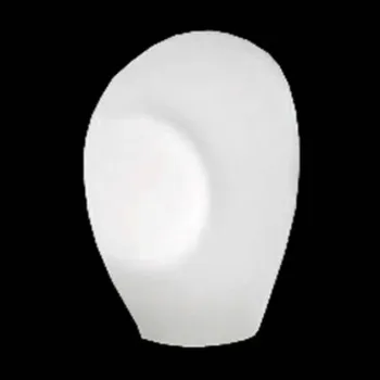 Lampička Vistosi Skleněná stolní lampa MUNEGA, 27 cm bílý, chrom 1 x 60 W - Doprava zdarma