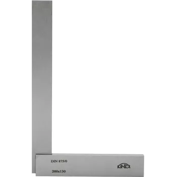 Úhloměr Úhelník příložný přesný dílenský KINEX/K-MET 100x70 mm, tř.př. 1, DIN 875 (4026-12-010)