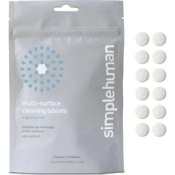 Držák kuchyňských utěrek Simplehuman 12 ks tablet pro přípravu čistícího přípravku, kuchyň.povrchy, máta-levandule