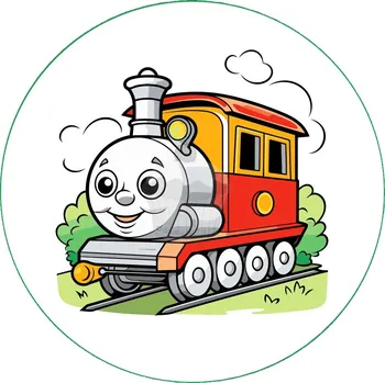 Jedlá dekorace na dort Caketools Jedlý papír "Mašinka" A4