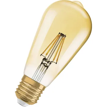 Lampička OSRAM LED Vintage 1906 Edison, zlatá, E27, 6,5 W, 824, stm. zlato