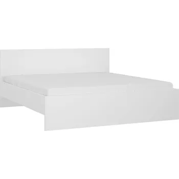 Postel Postel ZAIRE 180x200 cm, alpská bílá/bílý lesk + vyzvednutí ZDARMA