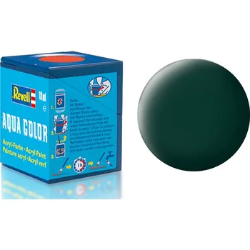 Modelářská barva Barva Revell akrylová matná černozelená (black-green mat) - 18 ml Barva Revell akrylová matná černozelená (black-green mat)