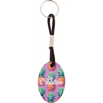 Reklamní Woody Plus B přívěšek na klíče na zakázku, černá