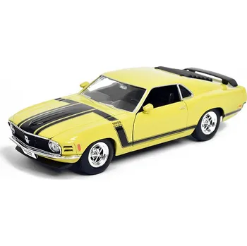 autíčko Ford Mustang Boss 302 1970 1:24 - Welly Ford Mustang Boss 302 1970 - kovový model auta