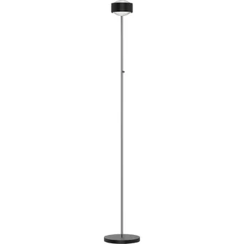 Lampička Top Light Puk Maxx Eye Floor LED čočka matná, černá/chromová - Ø hlavy 12 cm, délka kabelu 270 cm černá matná, chrom, matná 2 x 10 W LED - Doprava zdarma