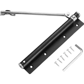 Zavírač dveří Automatický zavírač dveří 145° sklopný černý (ZDV2)