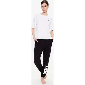 Dámské pyžamo DKNY Pyžamový top YI2422635 Bílá Loose Fit XL
