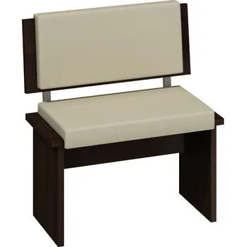 Jídelní židle Malá lavice GURLAN, dub sonoma tm./béžová ekokůže, 5 let záruka + vyzvednutí ZDARMA