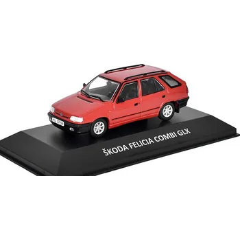 autíčko DeAgostini Kaleidoskop slavných vozů časopis s modelem #38 Škoda Felicia Combi GLX 1995 1:43 červená