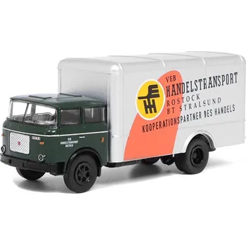 autíčko Škoda LIAZ 706 skříňový VEB Handelstransport Rostock 1:87 Škoda LIAZ 706 skříňový - sběratelský model 1/87