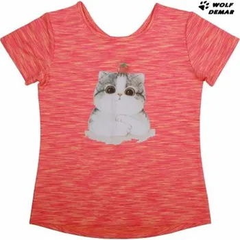 Dívčí tričko kr.r. WOLF S2016 oranžové