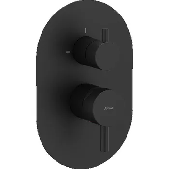 Vodovodní baterie Podomítková baterie Ravak Espirit ES 065.20BLM.O2.RB07E 2-cestná bez tělesa, Black Matt