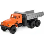 KrAZ-255 Sklápěč oranžový 1:87 - Ručně vyrobený model KrAZ 255 Sklápěč - sběratelský model auta