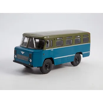 autíčko Autobus 38AS 1:43 MODIMIO - Naše autobusy časopis s modelem #27 Autobus 38 AS - kovový model autobusu
