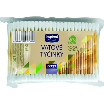 Vatové tyčinky s bambusovou tyčkou (200ks)