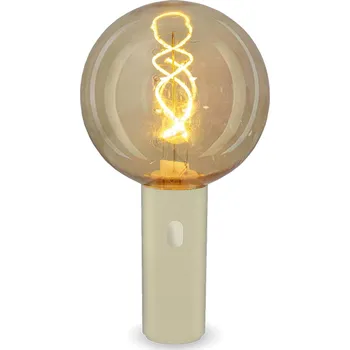 Venkovní osvětlení Newgarden Edy G125 LED venkovní světlo, béžová - sokl - výška 10 cm, Ø 4,5 cm béžová, průhledná 1 x 3 W LED - Doprava zdarma