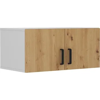 Šatní skříň Nástavec AGEPSTA 2D, světle šedá/dub artisan + PROVĚŘENO zákazníky + vyzvednutí ZDARMA