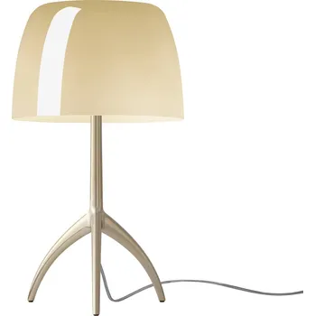 Lampička Foscarini Lumiere piccola krémová stmívatelná - výška stínidla 14 cm; délka přívodního kabelu 190 cm krémová, krémová 1 x 6,5 W LED - Doprava zdarma