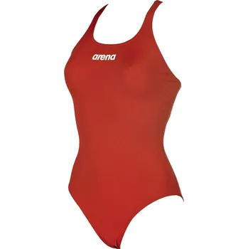Dámské plavky ARENA Solid Swim Pro Ladies 45 red velikost: D 40 - EU