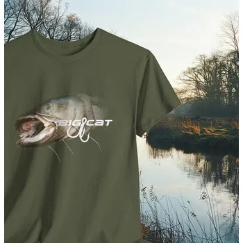 Rybářské oblečení Triko Bullover Sumec CAT3_Military green_vel. XL