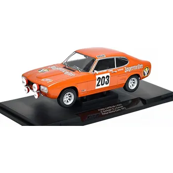autíčko Model Car Group Ford Capri MK1 2600 GT #203 Monte-Carlo 1973 1:18 - MCG Ford Capri MK I 2600 GT No.203 Monte Carlo 1973 Jagermeister - kovový model auta