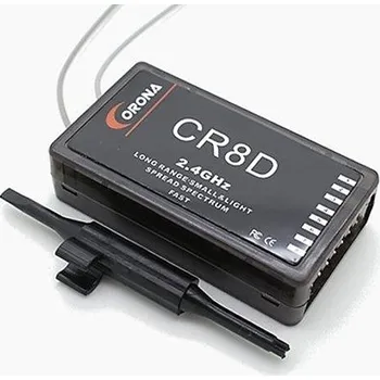 RC vybavení Přijímač Corona CR8D 2.4Ghz 8ch (V2 DSSS)
