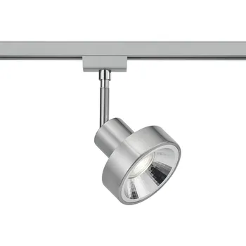 Lampička Trio Lighting Kolejový bod DUOline 780701, Ø 11 cm, nikl, 2fázový, GU10 - Délka hlavy 9,2 cm matný nikl 1 x 25 W - Doprava zdarma