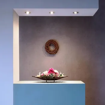 Lampička Deko-Light Výklopné podhledové kruhové svítidlo, matný hliník hliník matný 1 x 50 W