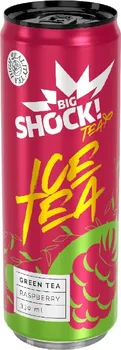 Energetický nápoj Big Shock Ice Tea Green Raspberry 330 ml